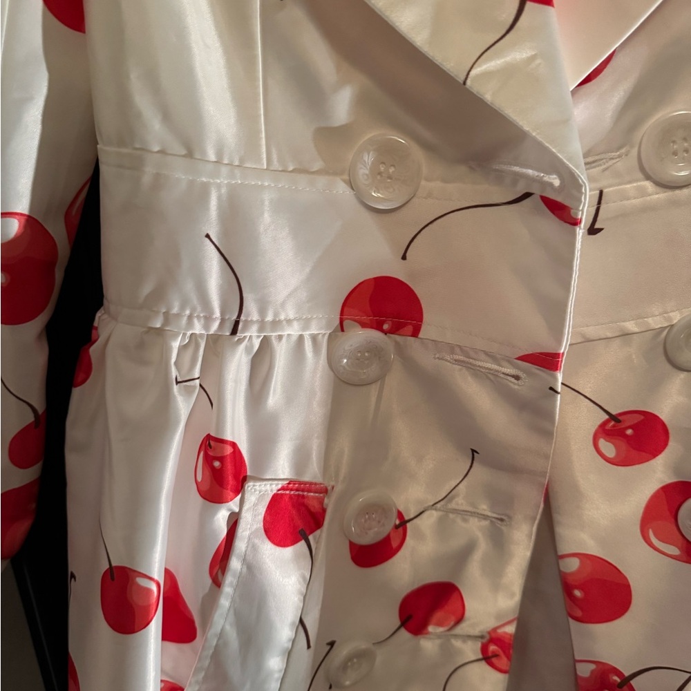 Cherry On Top Trench Coat - Picture 5 of 9